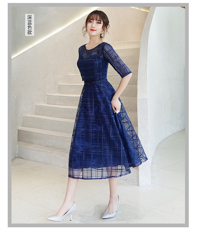 香槟色晚礼服女2020新款时尚气质名媛高端显瘦优雅宴会修身礼服裙