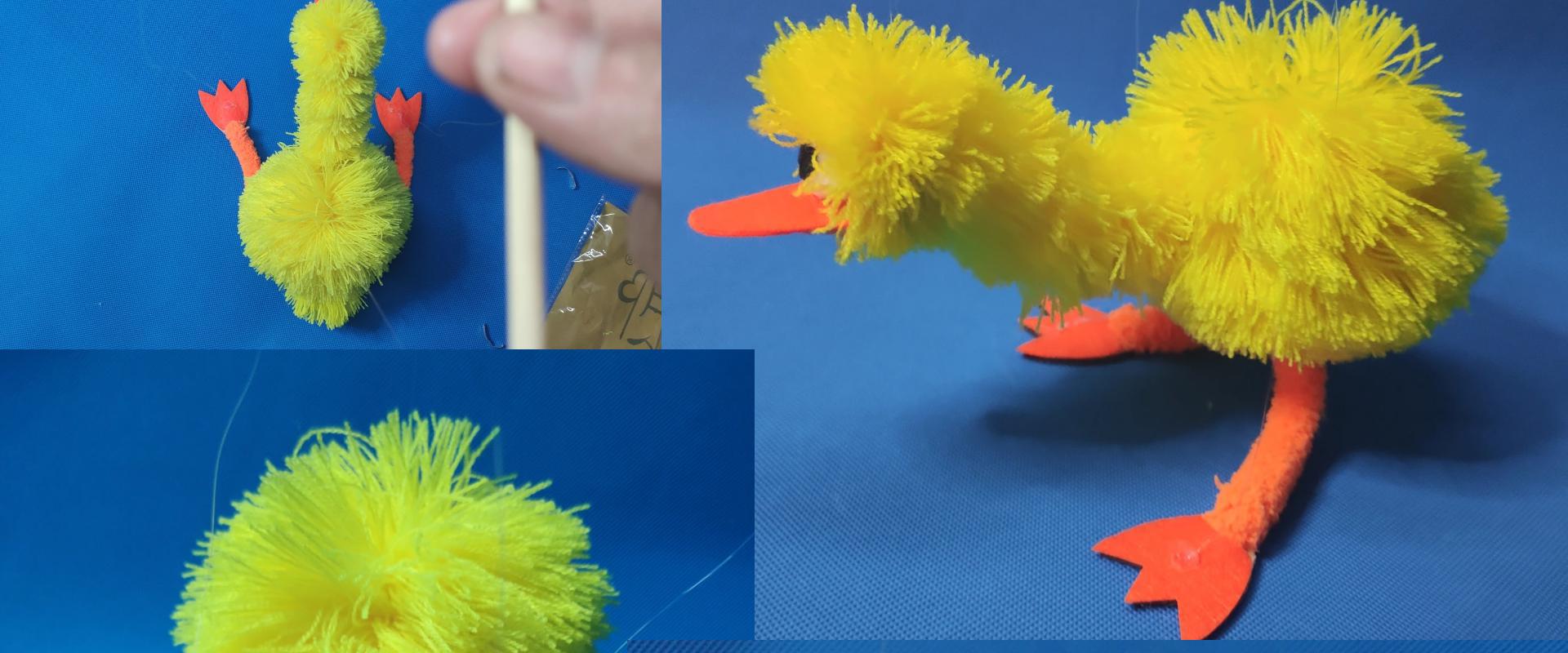 提线木偶拉线小黄鸭跑江湖地摊热销会叫新奇独特热卖线偶玩具批发