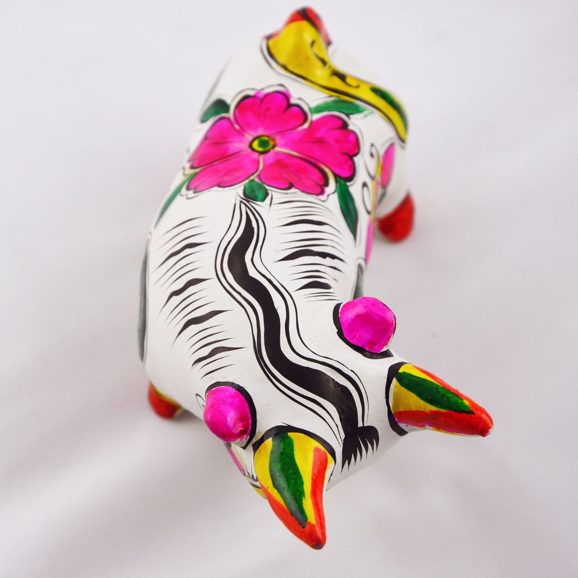 陕西礼物凤翔泥塑彩绘生肖牛摆件特色出国商务赠品礼品旅游纪念品