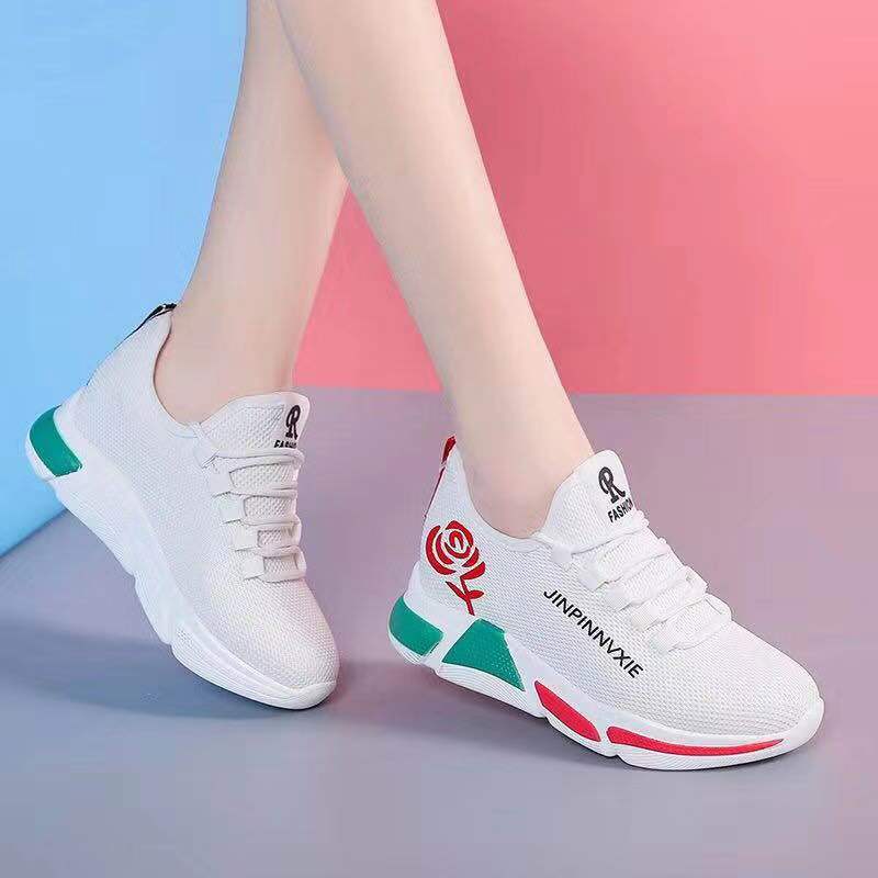 Factory Old Beijing Cloth Shoes Spring Summer Thickening Bottom Piece Women's Lace up Flat Shoes Comfortable Lightweight Sneaker