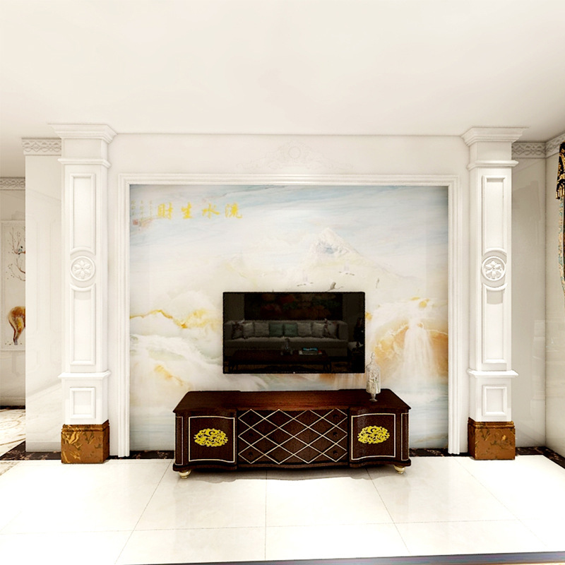 微晶石电视背景墙图