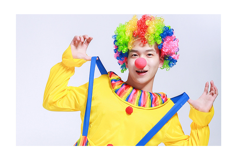 现货万圣节小丑服装 成人小丑服饰男女马戏团表演服节日演出装扮