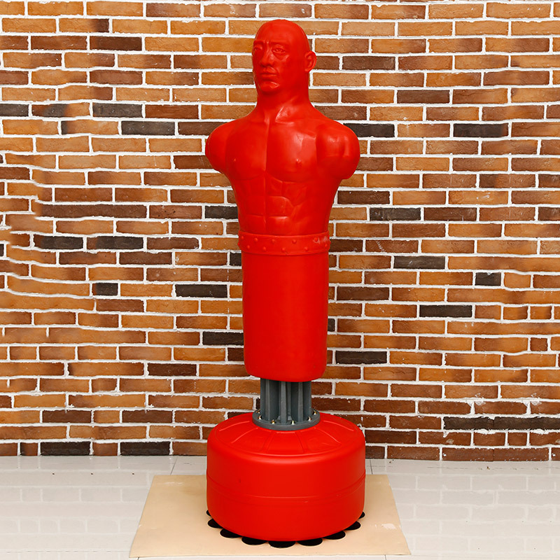 厂家批发硅胶人形不倒翁立式沙袋宣泄人形发泄物部队健身房道馆用