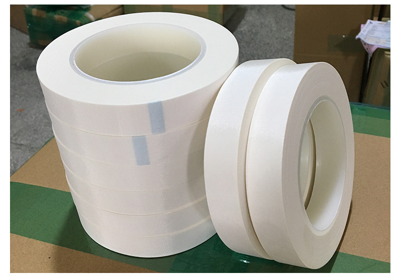 厂家 耐高温白色防火阻燃无卤醋酸布 pcb板屏线包扎电工胶带