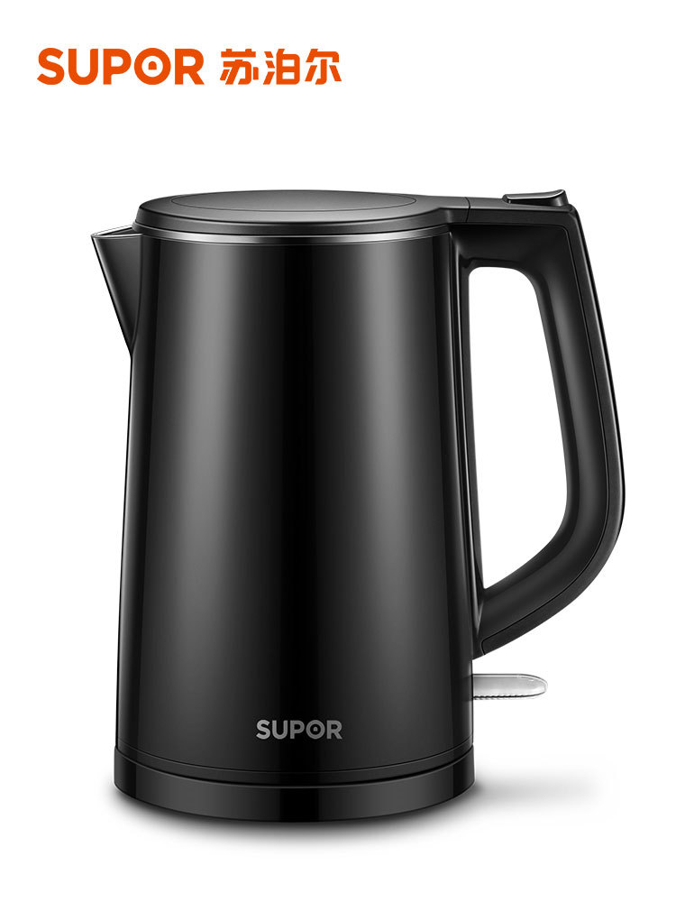 适用于苏泊尔 电热水壶t518家用烧水壶304不锈钢保温防烫电水壶自
