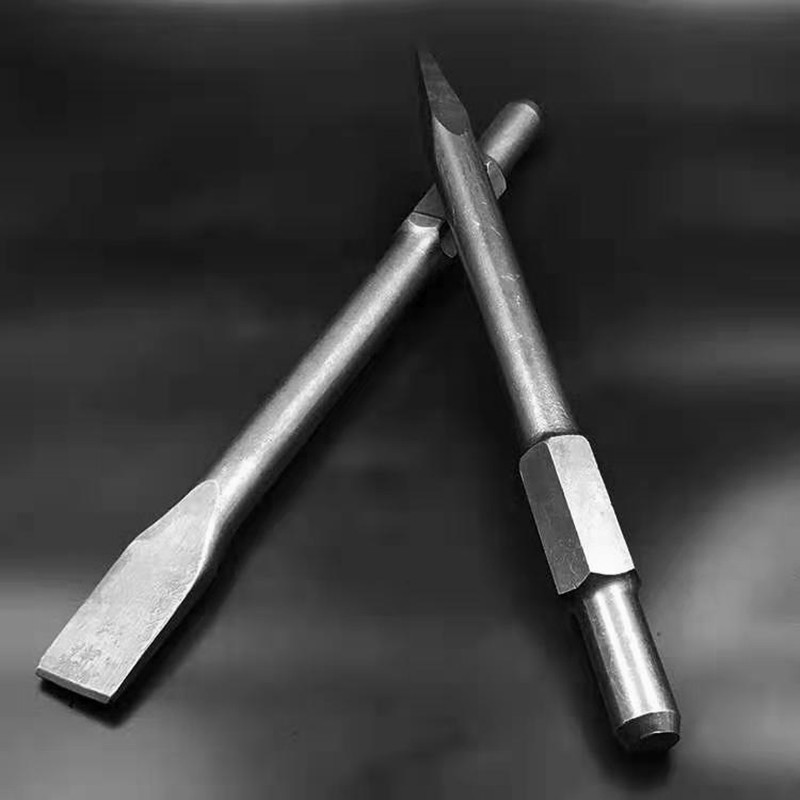 65电镐六角尖凿扁凿95镐头镐尖凿头锤头打墙打混泥土6扩孔钻头