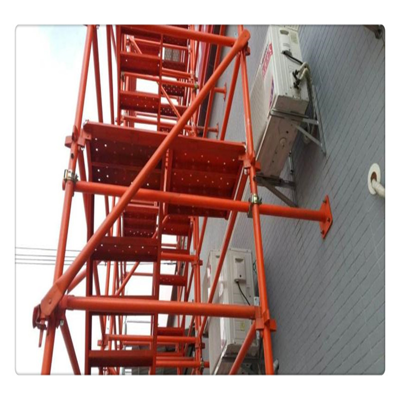 爬梯 安全施工爬梯 立交桥高墩爬梯 鑫洪厂家销售48钢管爬梯