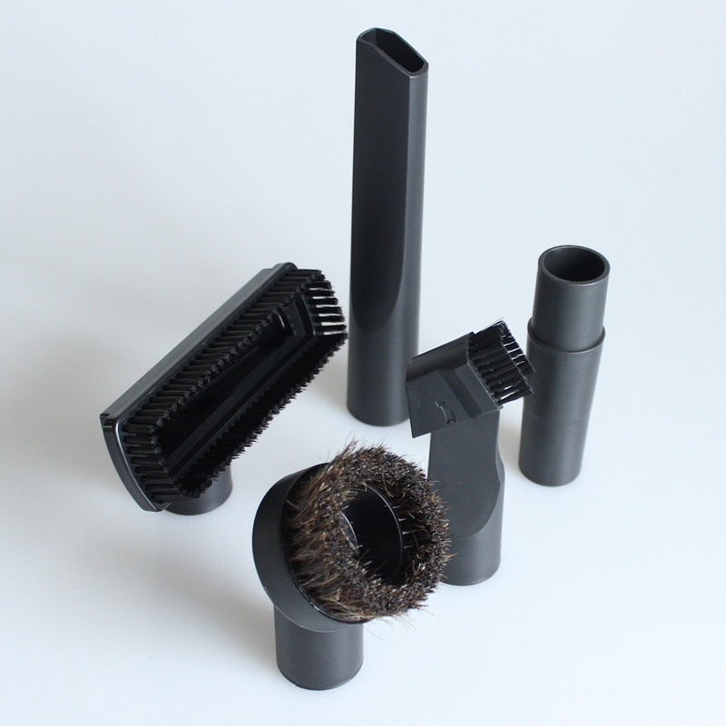 日版吸尘器配件吸头扁吸圆刷吸嘴沙发吸二合一组合刷小附件五件套