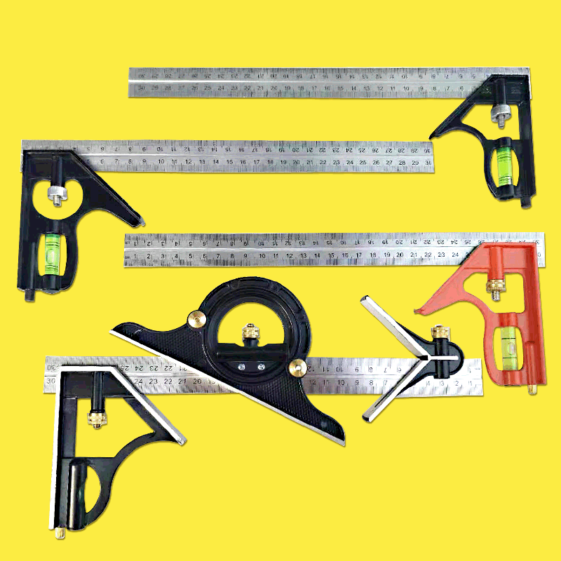 经营批发活动组合角尺  不锈钢角度尺土木测量工具直角尺