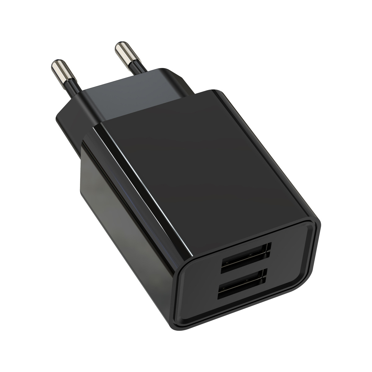 白俄罗斯热销款 5v2a双口usb充电头 欧规 美规 中规 3c手机适配器