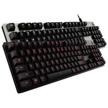 罗技G413游戏电竞机械键盘台式背光吃鸡键盘 104键金属面板键盘