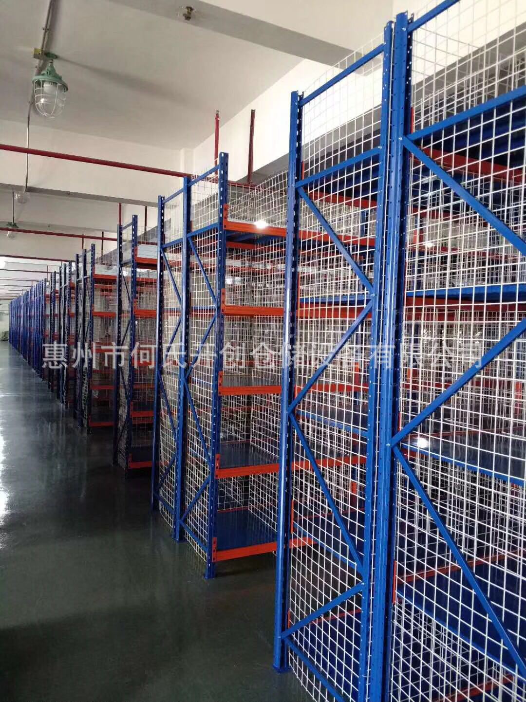 定制车间货架隔离防护网 仓库铁架子 仓库中型重型货架层铁架