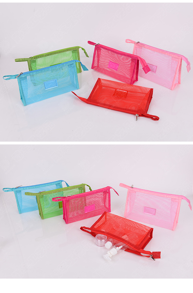 户外旅行收纳鞋袋pu纯色小方车缝线包户外收纳袋厂家