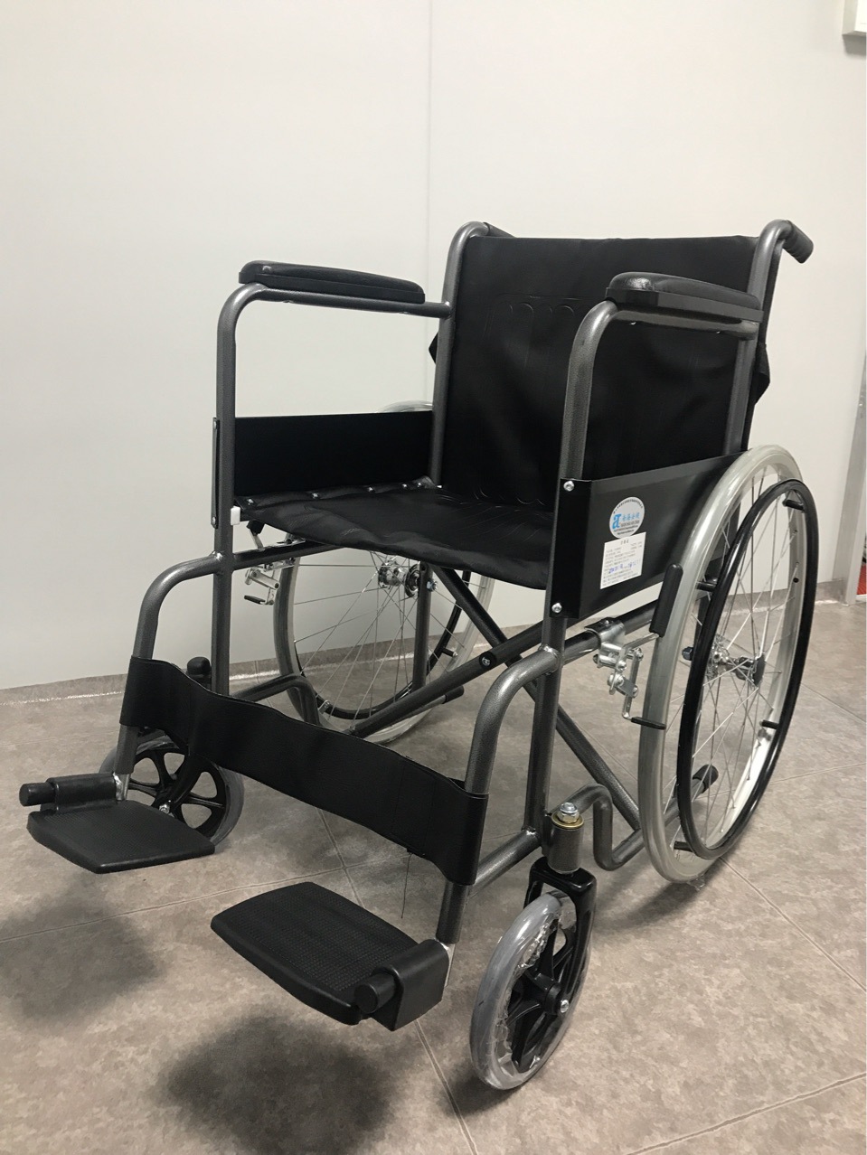 加厚钢管老人轮椅折叠手动轮椅残疾人轮椅车手推轮椅