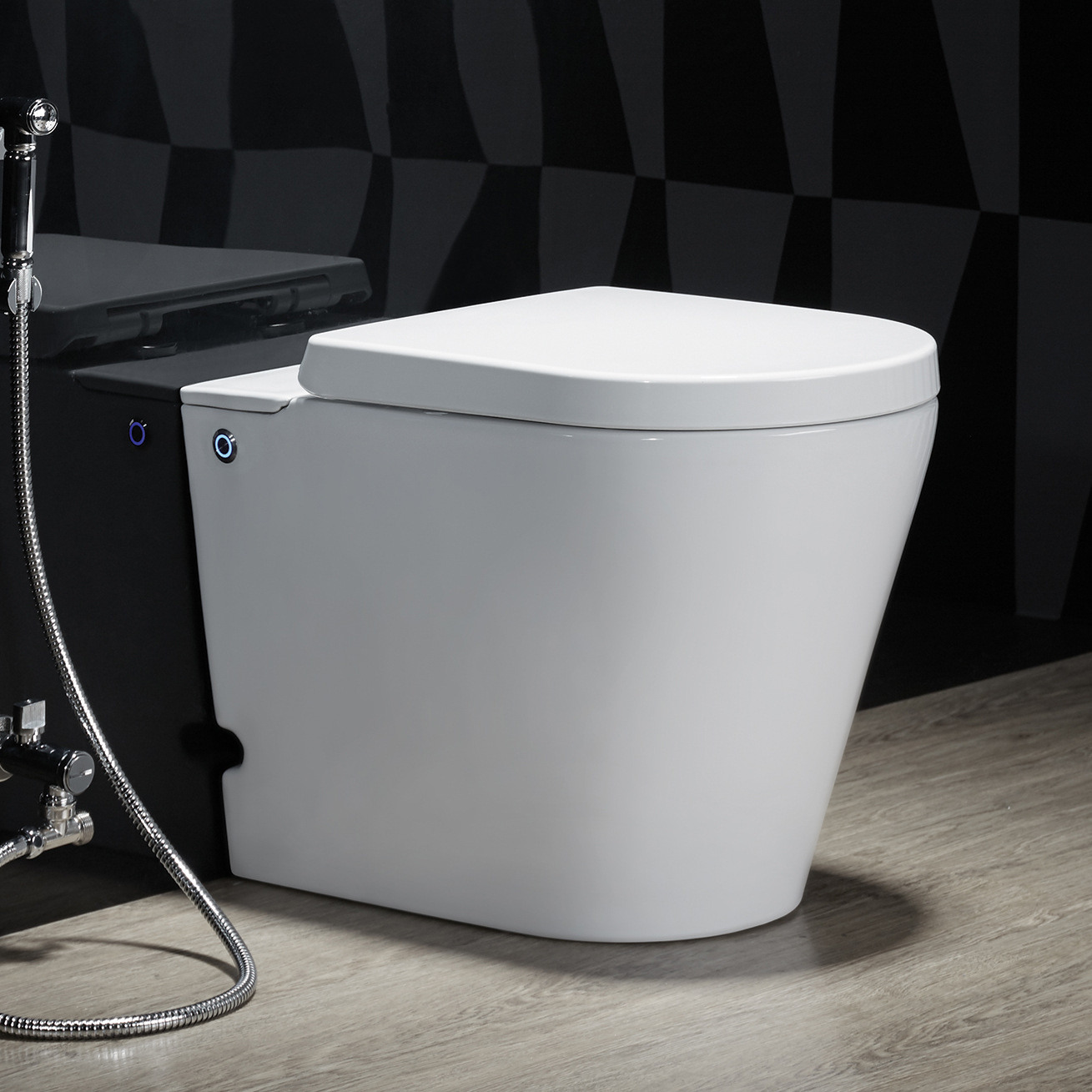 无水箱脉冲马桶无水箱小户型节水坐便器家用酒店用超漩电动座便器