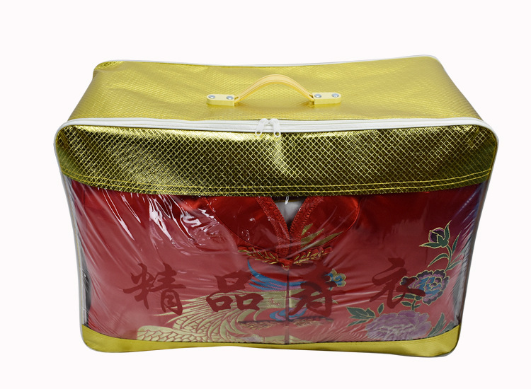 厂家批发殡葬品吉祥袋寿衣男女送老衣全套配件礼品袋手提喜寿衣包