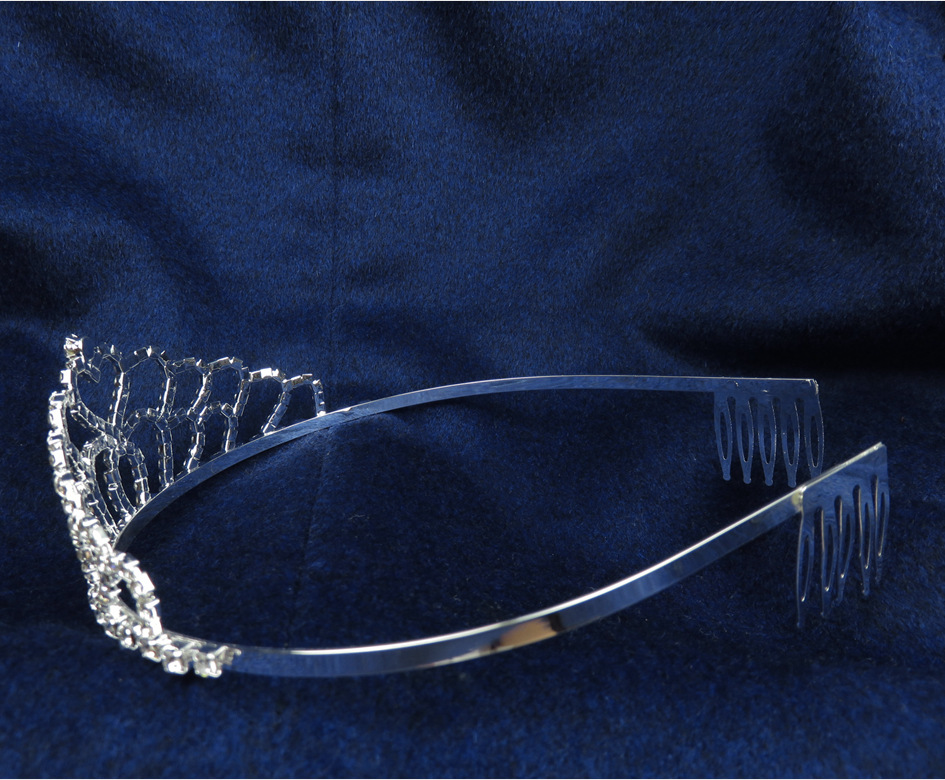 水钻新娘饰品_大皇冠水钻新娘饰品批发 冠军皇冠饰品公主发箍hg0086