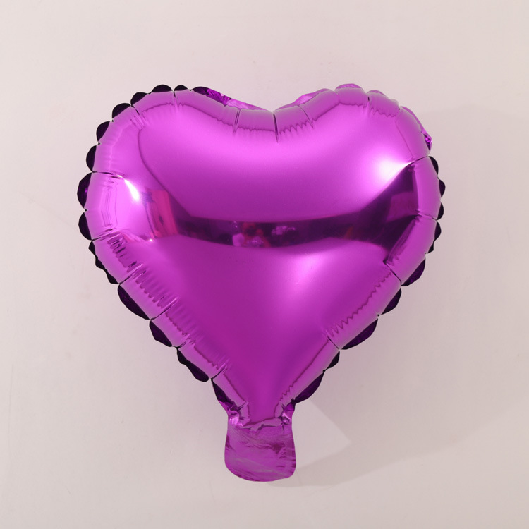 桃心爱心超大18寸心形铝膜气球婚庆批发婚礼场景布置婚房生日气球