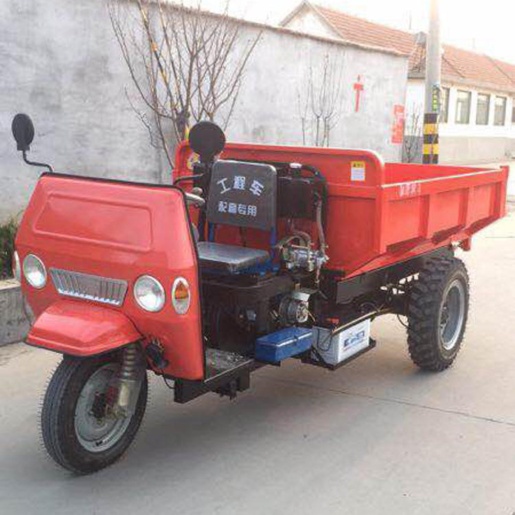 农用柴油三轮车厂 现货供应工程自卸三轮车建筑三轮车运输车价格
