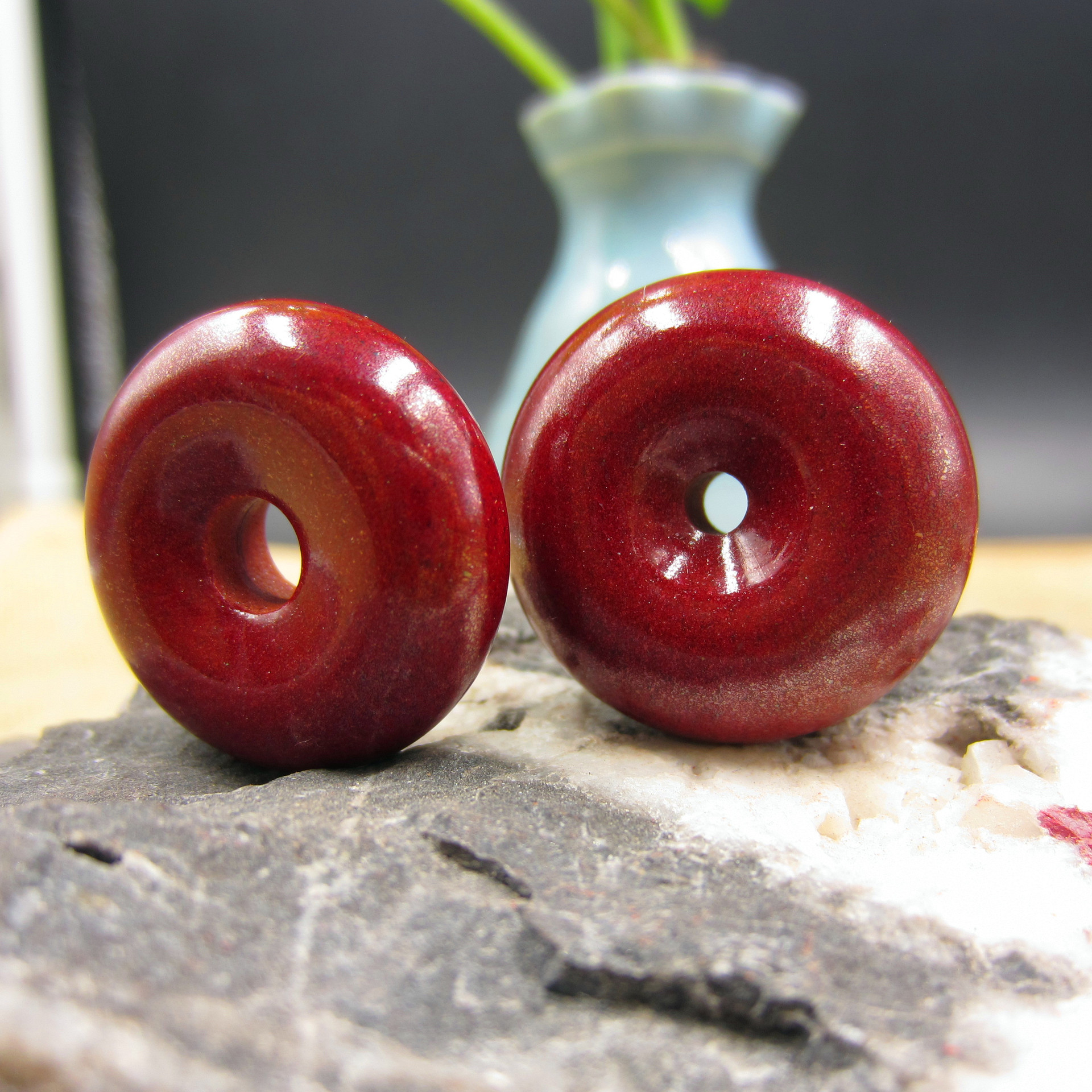 朱砂原矿平安扣紫金砂紫色面包扣背云怀古壁男女吊坠挂件-阿里巴巴