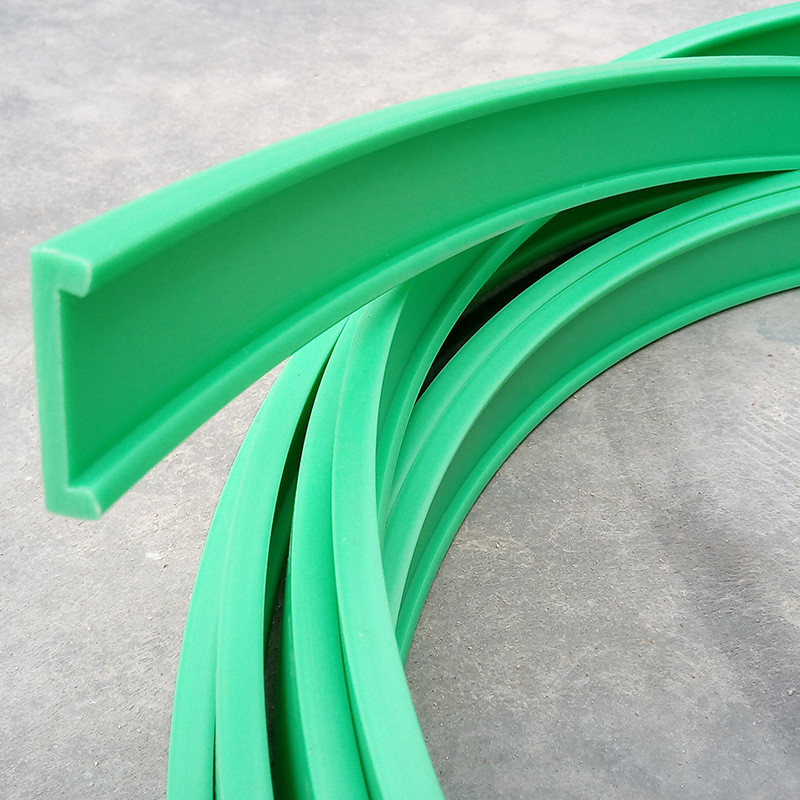 自动化设备专用e型铝导轨盖型垫条42x9x4高分子塑料工字型衬条