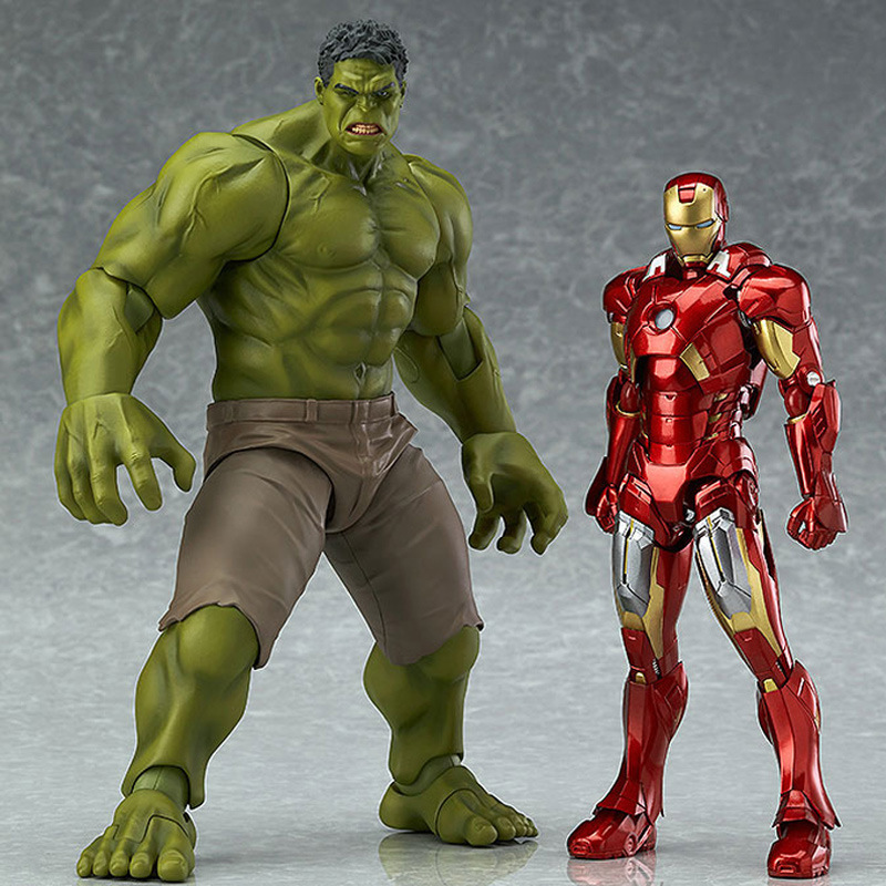 国产 漫威模型 复仇者联盟2 figma271#绿巨人 关节可动 手办人偶