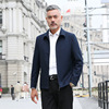 2019 Spring new pattern Middle and old age Men's Jacket Lapel leisure time button coat dad factory Direct selling 2019 Spring new pattern Middle and old age Men's Jacket Lapel leisure time button coat dad factory Direct selling