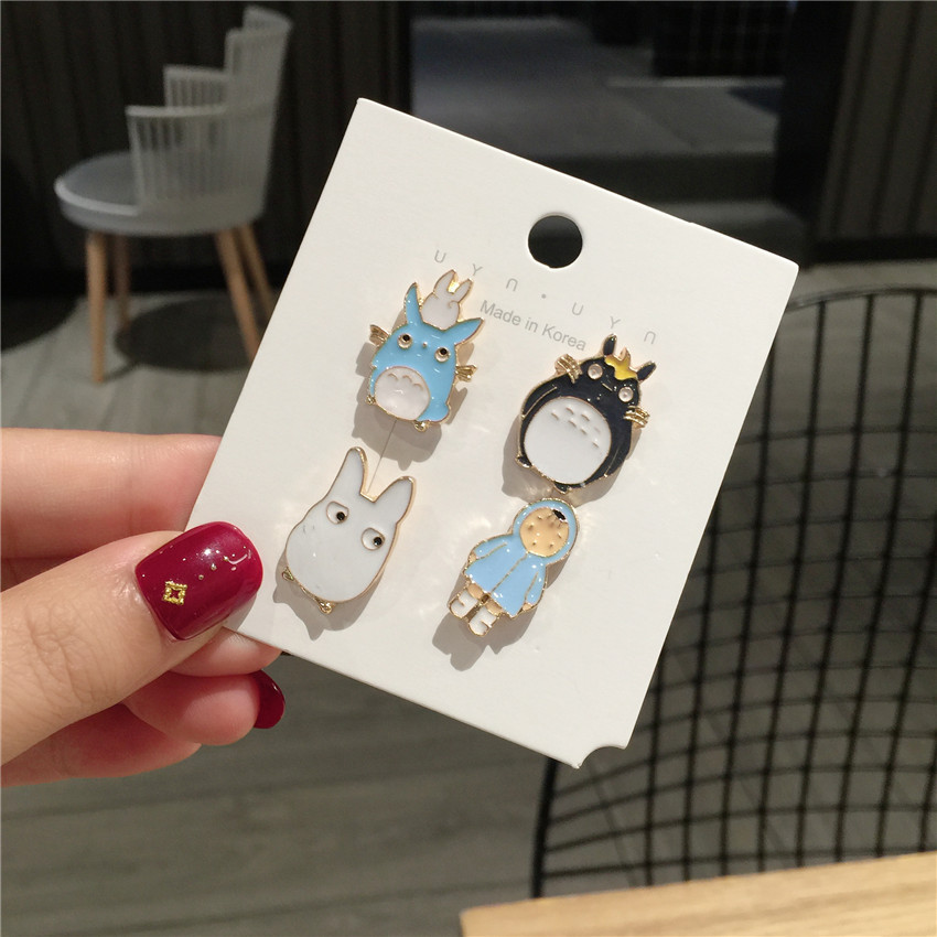 肖战ins同款风车兔子胸针套装王一博菠萝椰树别针女徽章日系可爱