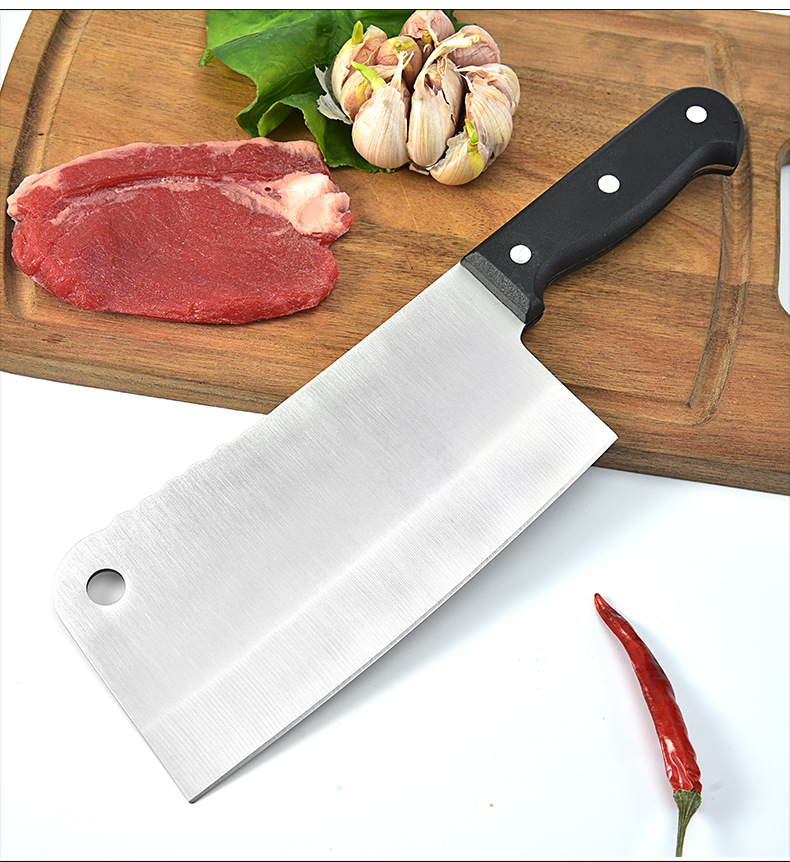 厂家直销 不锈钢斩骨刀 切肉刀切菜家用切砍两用刀 新款厨房刀具