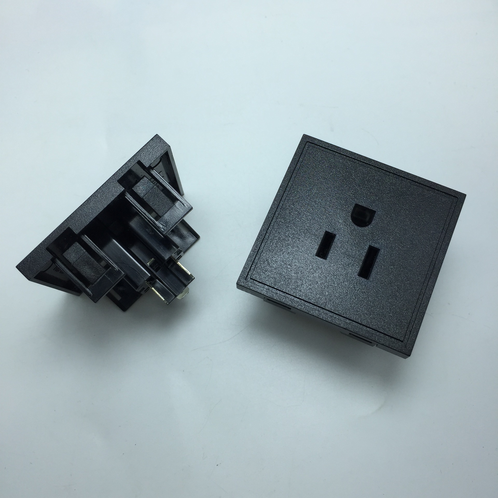 美规插座 rich bay美标母座美国三孔大面板插座 台湾品牌美国插座