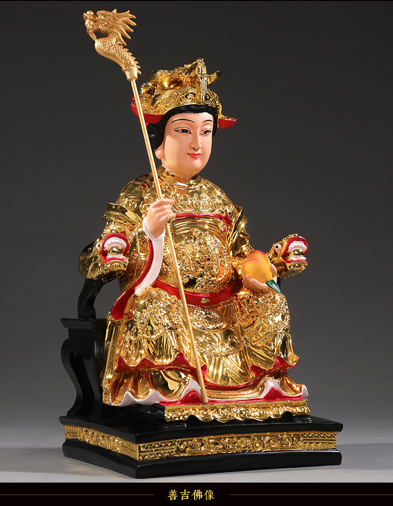 树脂玉帝王母16寸家用王母娘娘玉皇大帝佛像居家摆件天宫王母佛像