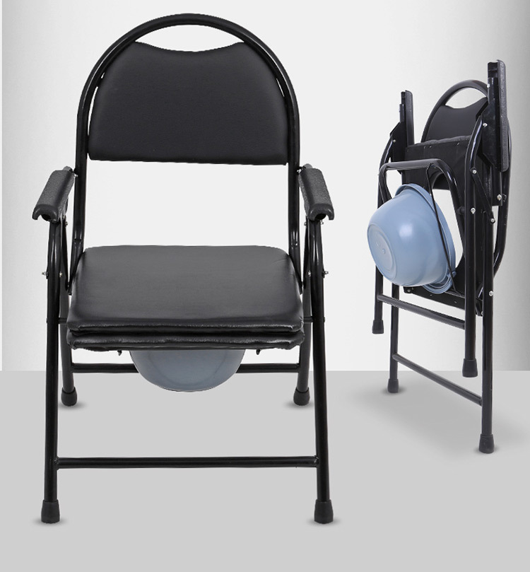 厂家批发家用老人坐便椅孕妇老年人卫生间沐浴椅加厚移动坐厕椅