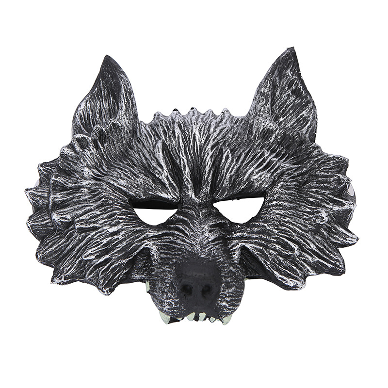 圣诞节面具cosplay化妆舞会男士全脸恐怖面具狼面具骷髅恐怖面具