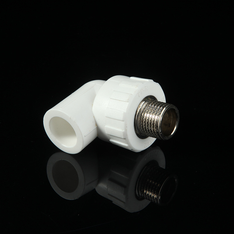 ppr外丝弯头 国标加厚 ppr管件热熔 4分6分一寸外丝弯头