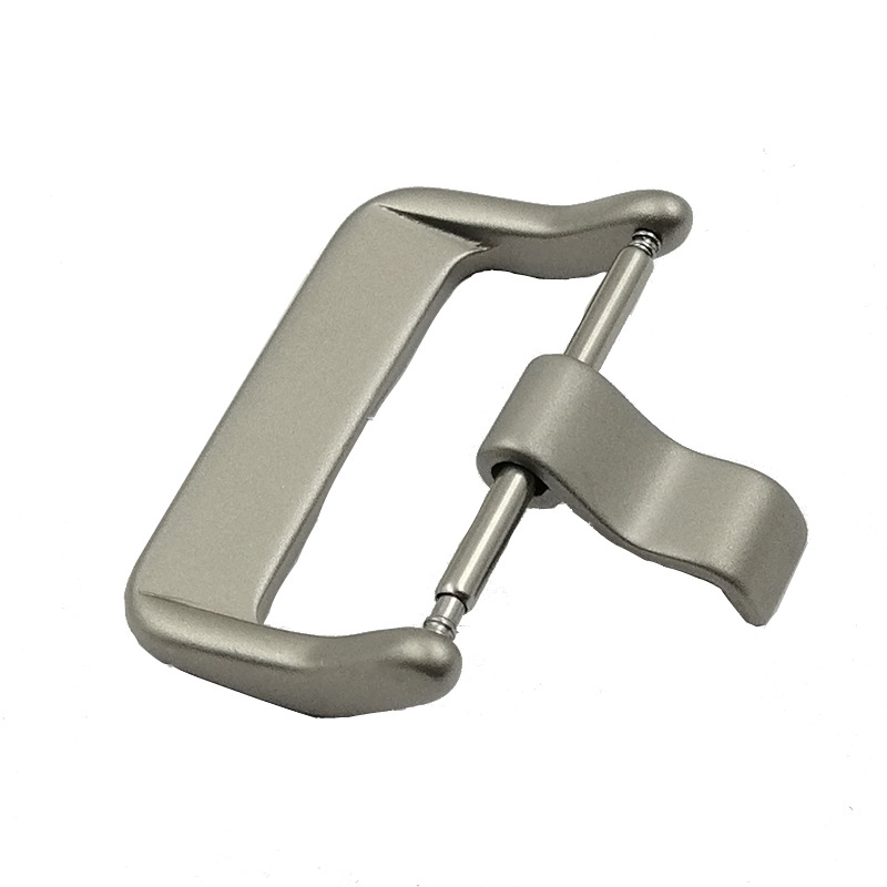 厂家批发新型表扣针扣不锈钢手表扣24mm硅胶表带扣尼龙皮带五金扣