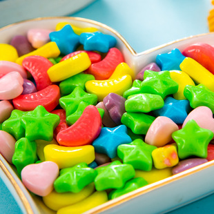 彩色糖果压片硬糖儿童零食袋装500g蛋糕烘焙装饰糖果糖珠地摊货源