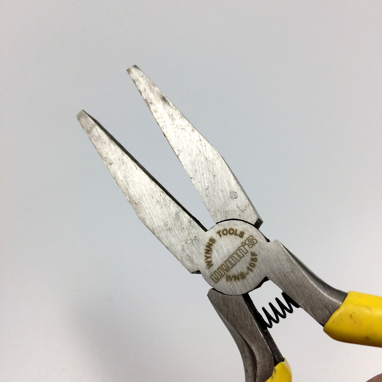 威力狮牌 5寸125mm迷你无牙扁嘴钳 无牙扁口钳 无牙平口钳wns105f