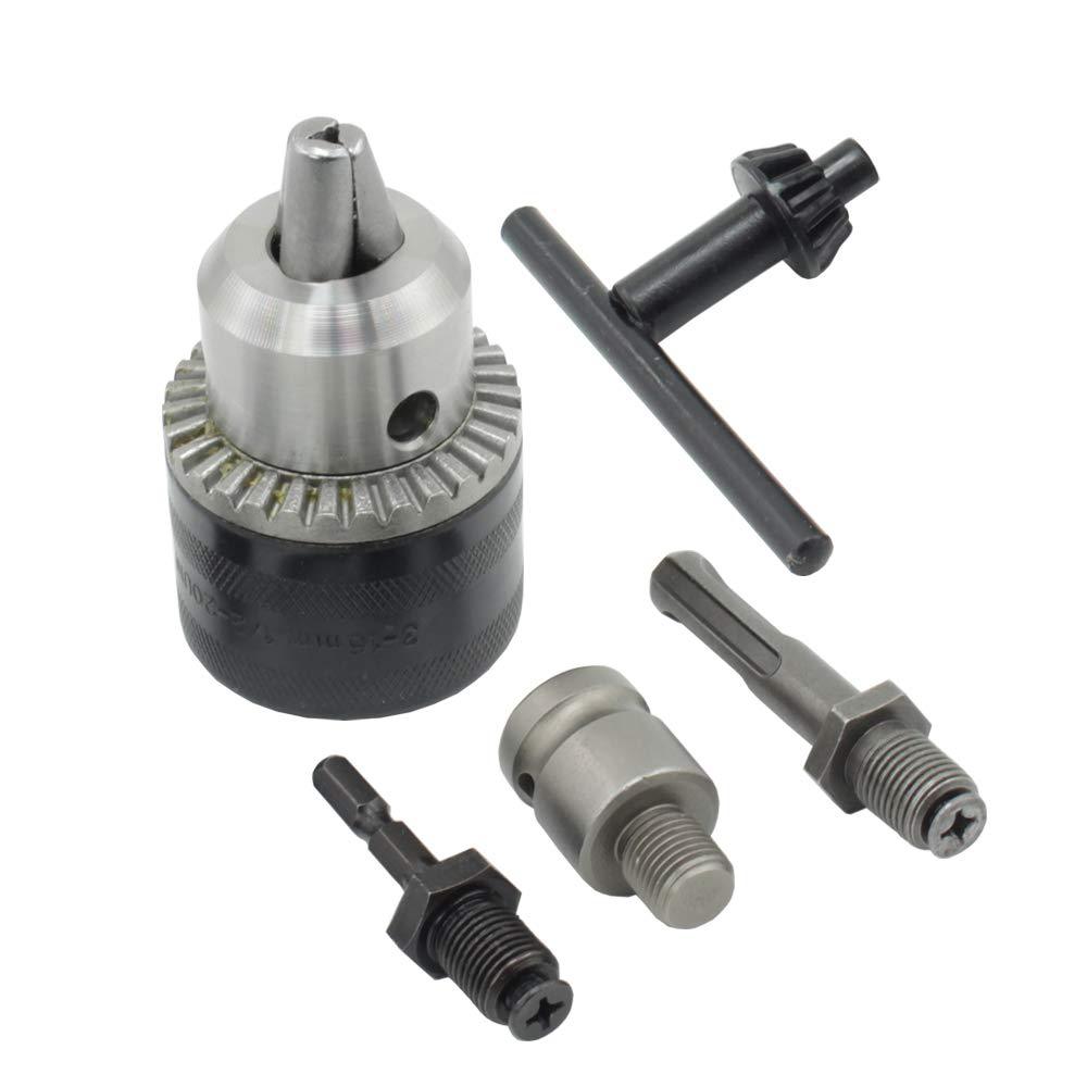 4万个电扳手1/2转1/4六角柄伸缩转换接头电扳手钻夹头转换接头伸缩弹