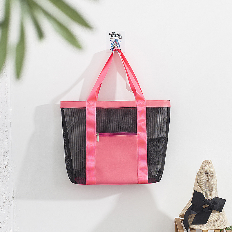 Korean Style Travel Beach Bag Storage Bag Portable Outdoor Wash Swim Bag Mesh Storage Bag Travel Bag Wholesale