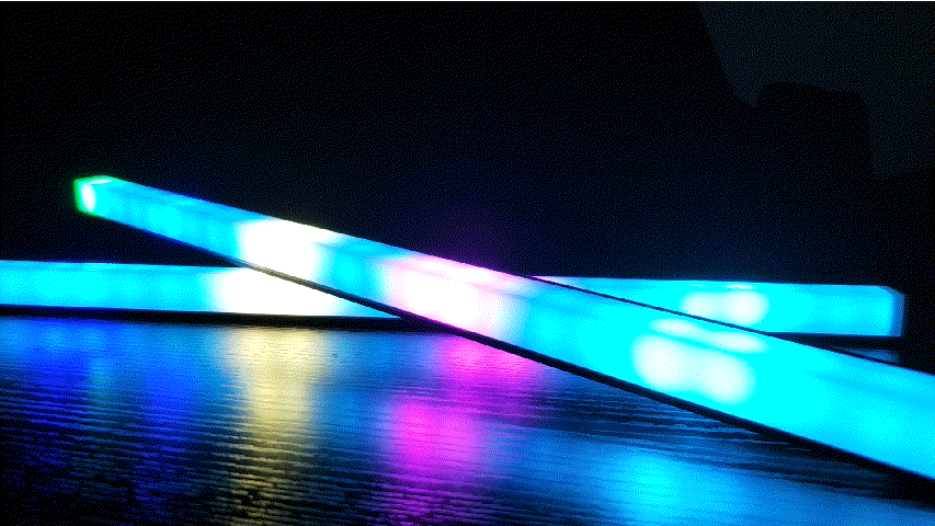 铝合金双面发光rgb灯条 30cm磁吸式幻彩变色rgb灯条电脑机箱装饰