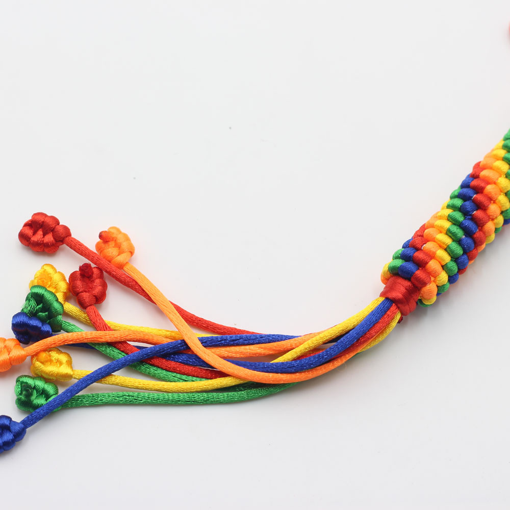 手工编制金刚结挂件 藏式转经结汽车挂件 结缘品五彩金刚结吉祥结