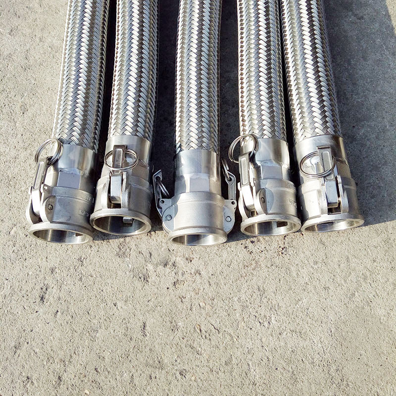 厂家供应快速接头不锈钢金属软管耐高温304金属软管定做生产