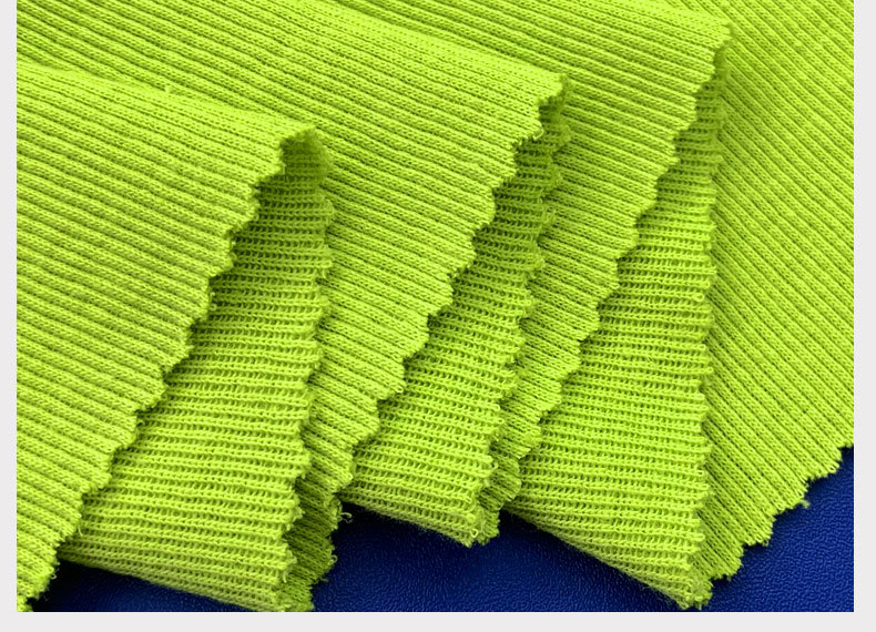 棉氨粗条布 女士舒适时装布料 适用于春夏季t恤背心短袖针织面料