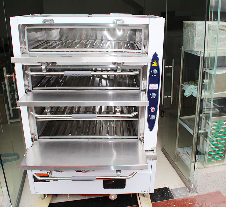 商用海鲜蒸柜三层电蒸箱大功率蒸鱼炖肉煲汤柜蒸柜