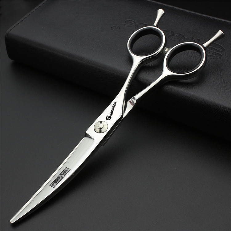 一件代发美发剪刀柳叶剪a字剪翘剪6寸发型师理发剪刀左右手通用