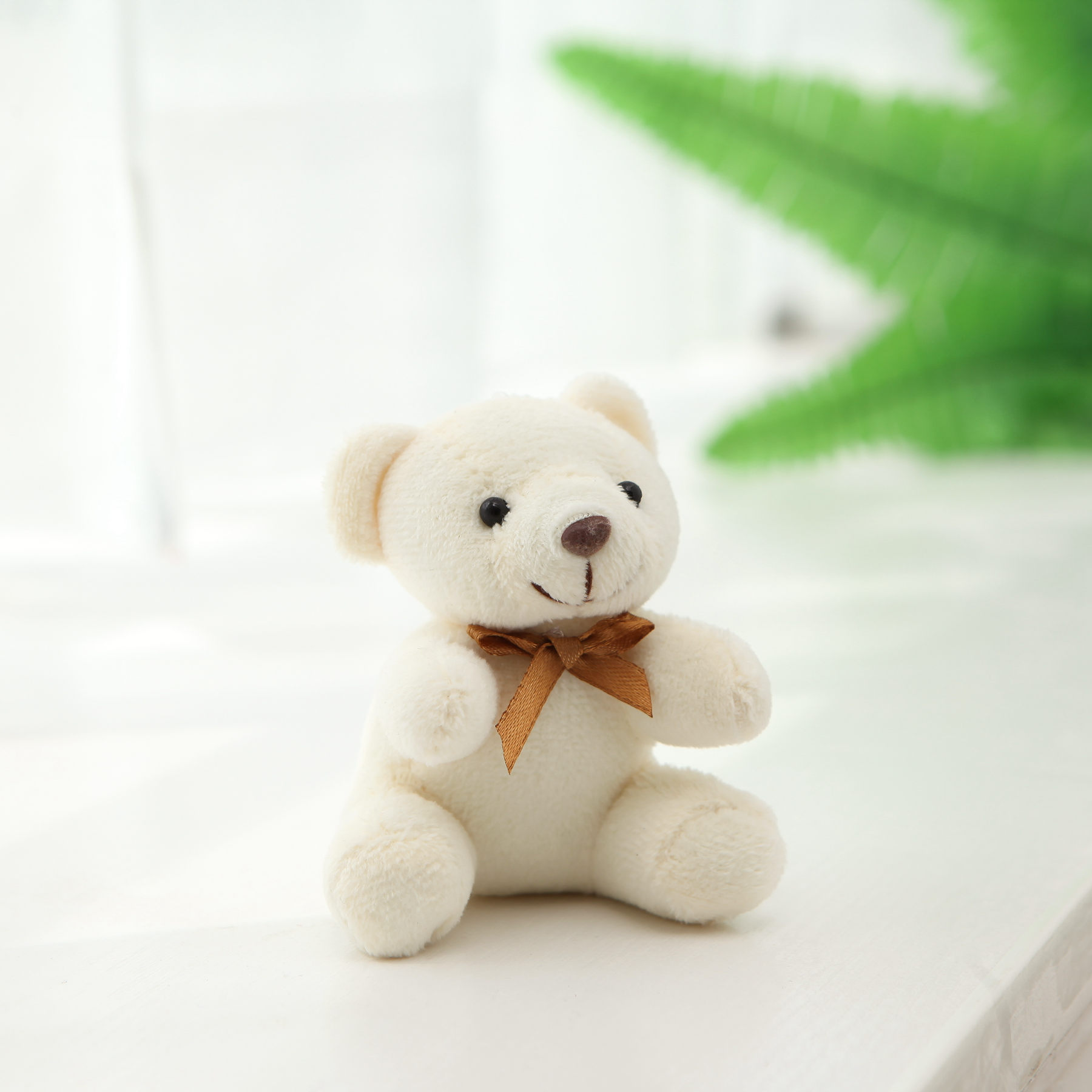 彩色熊挂件毛绒玩具钥匙扣婚庆活动礼品批发促销生日礼物小熊公仔