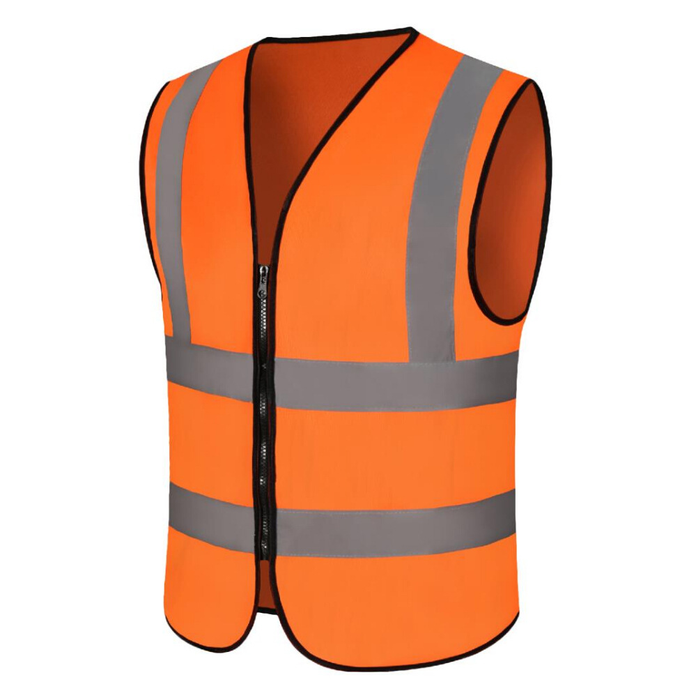 环卫工人安全反光马甲定制批发 工地施工反光马甲现货印logo