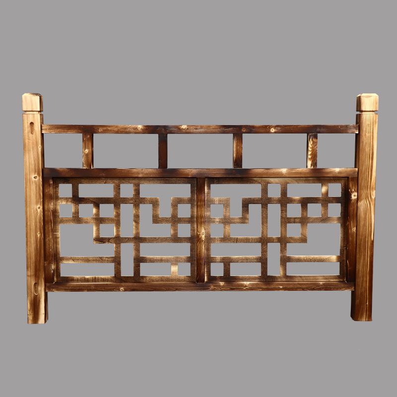 新款中式婚礼围栏 栏杆路引中国风仿古鹊桥中式婚礼布置 中式围栏