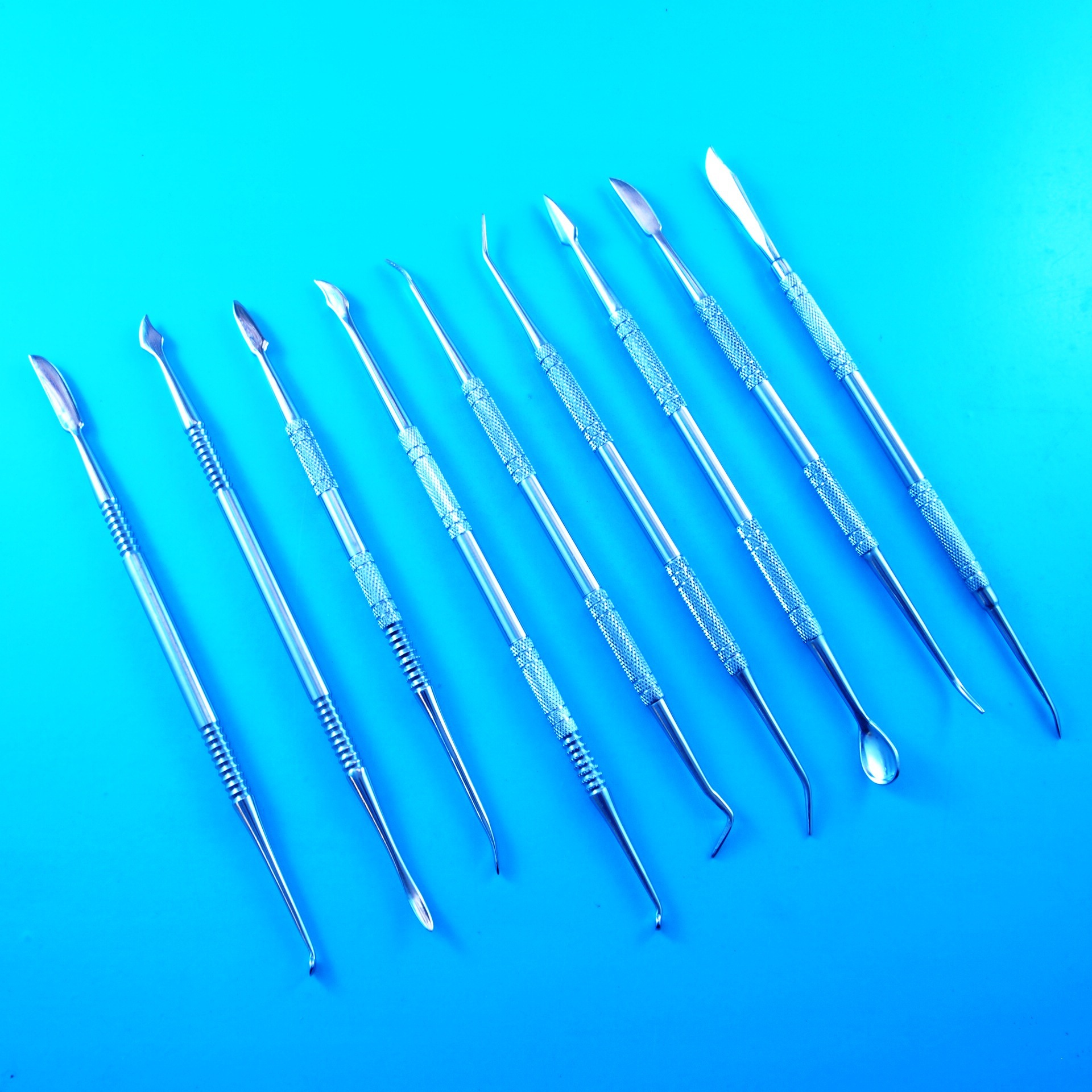 牙医工具 治牙用具 不锈钢推刀 钢挑 指甲推刀