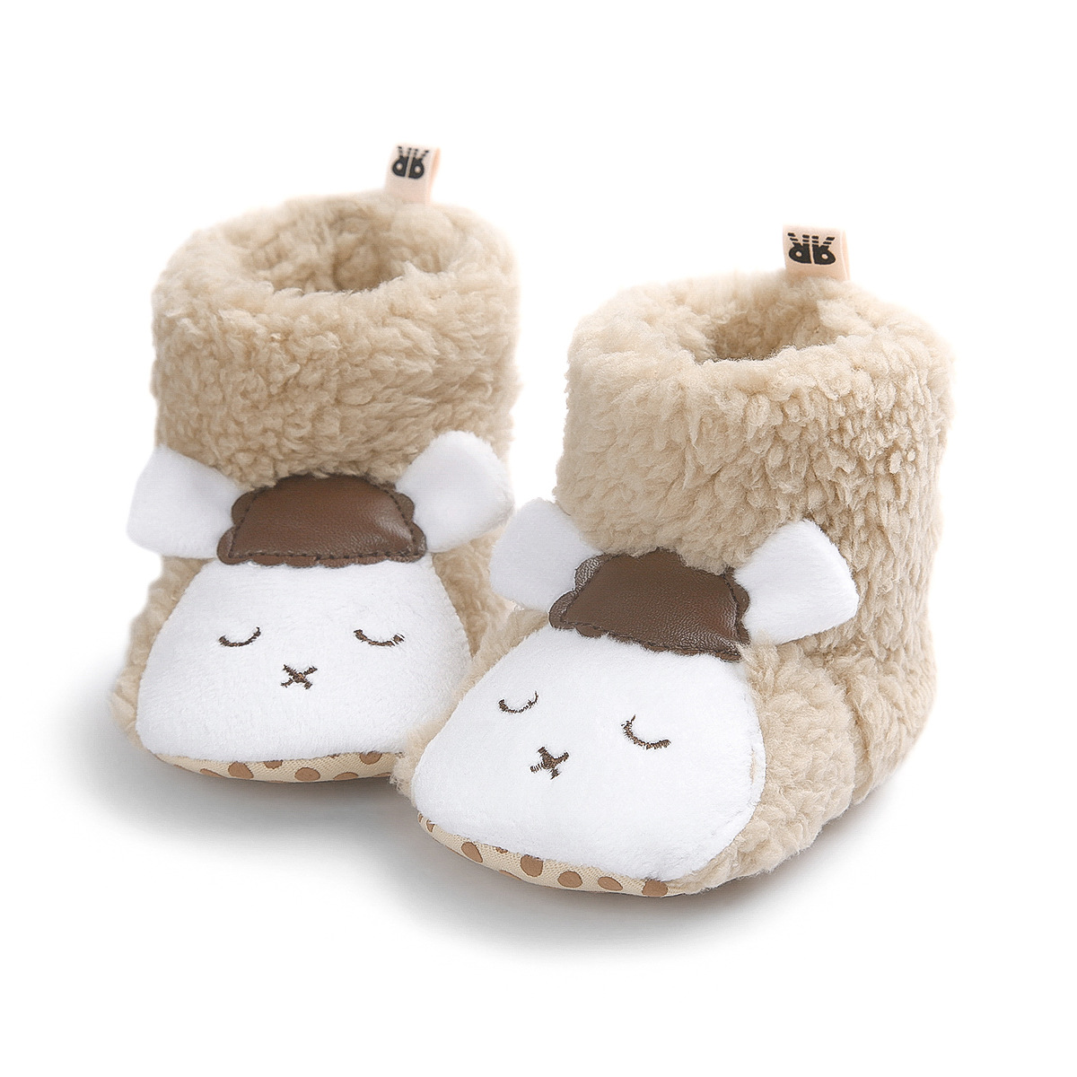 婴儿鞋棉鞋宝宝棉软底鞋小靴子卡通靴子棉靴0-1岁学步棉鞋